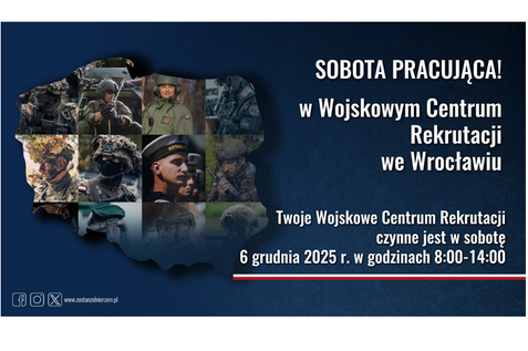 Pracująca sobota w WCR już 6 grudnia
